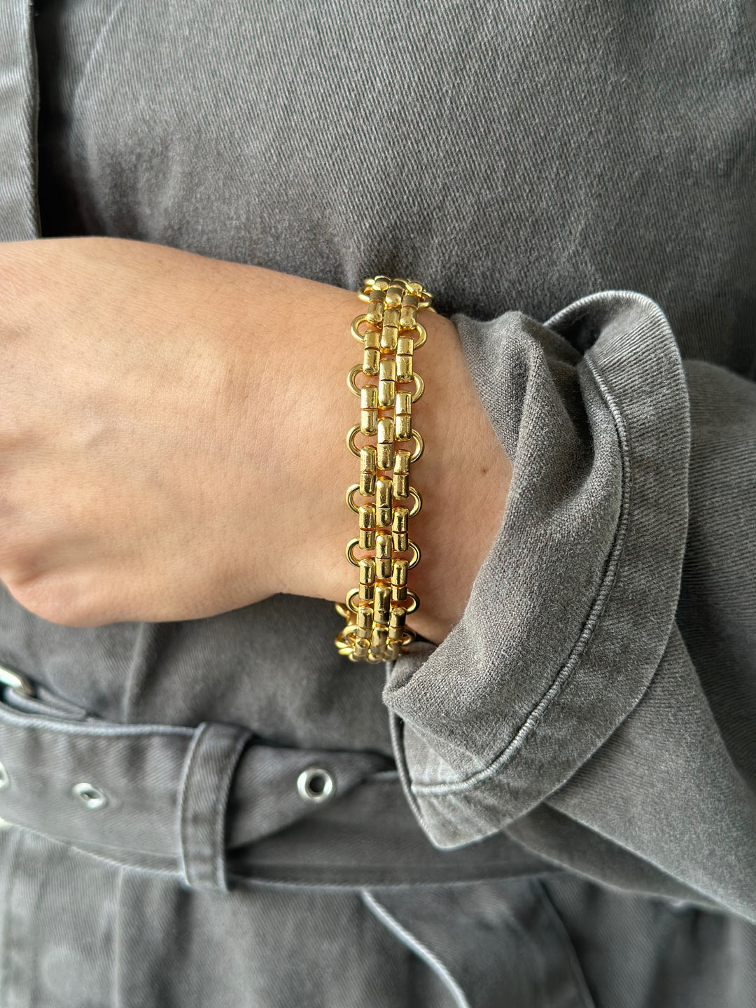 Chunky Chain Toggle Bracelet