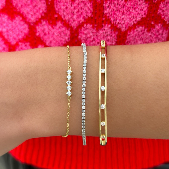 Five Stone CZ Bracelet