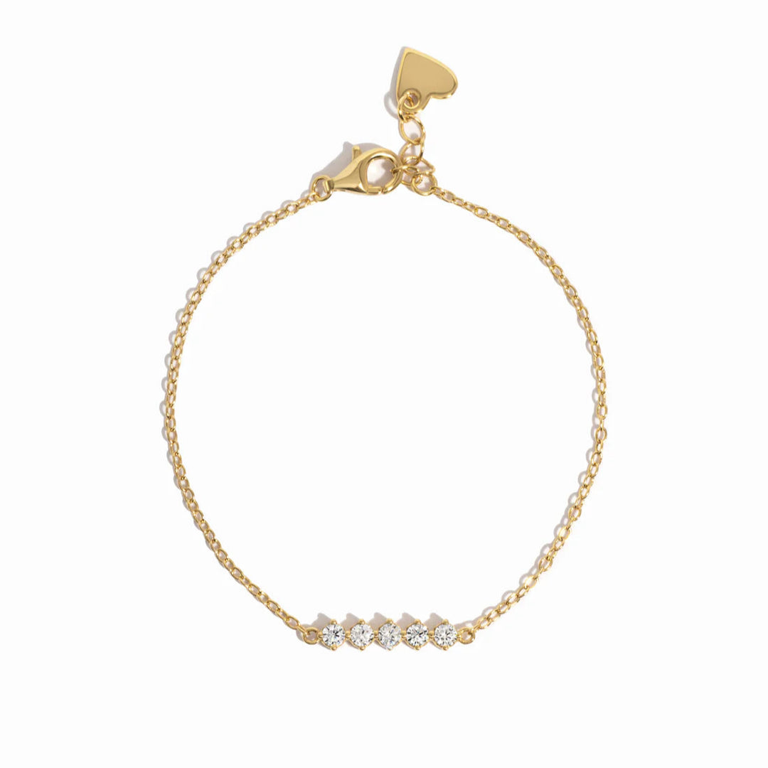 Five Stone CZ Bracelet
