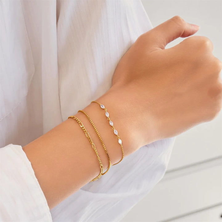Five-Stone Marquise Bracelet