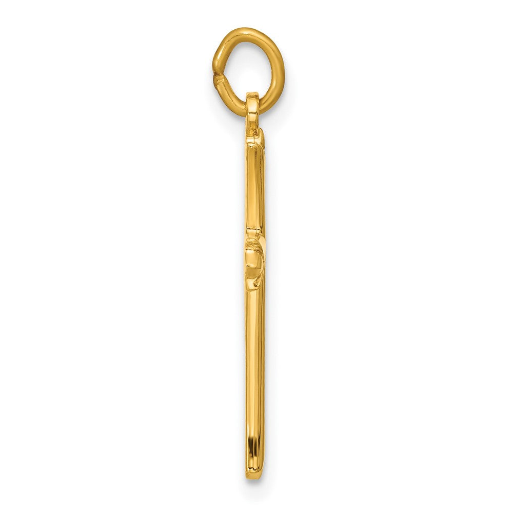 Fleur De Lis Cross Charm
