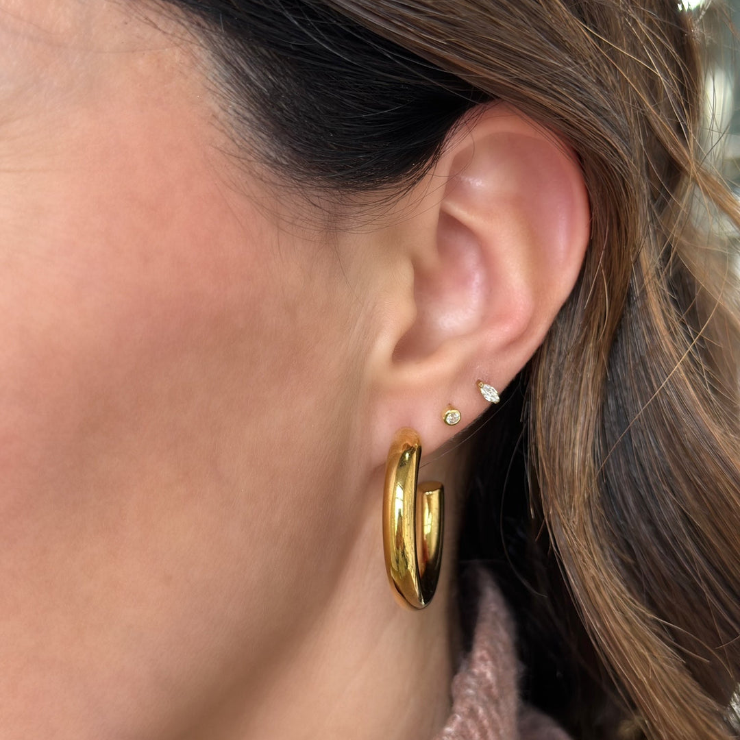 Flora Tube Hoops-Embark Fine Jewelry