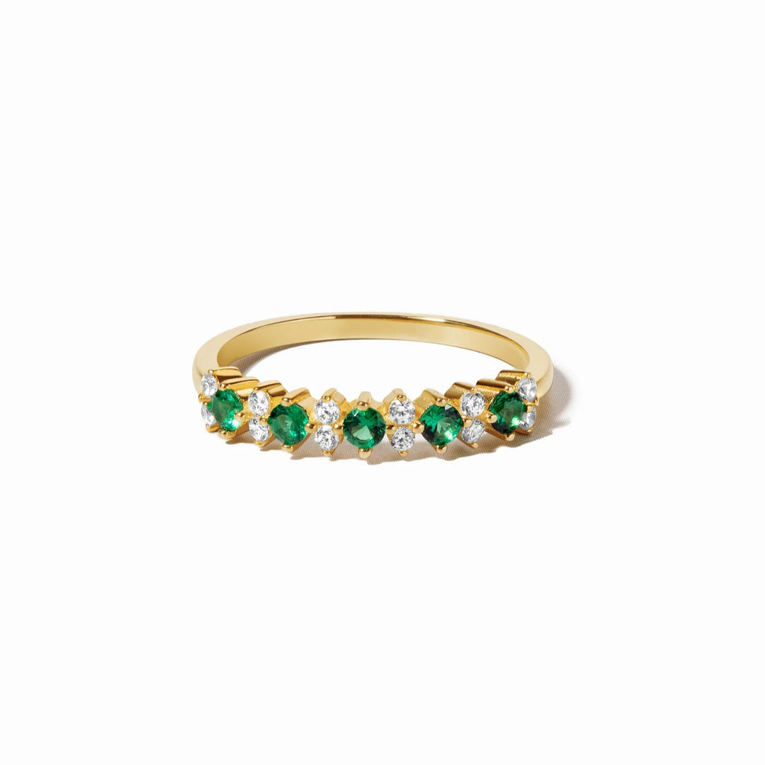 Gemstone &amp; CZ Ring