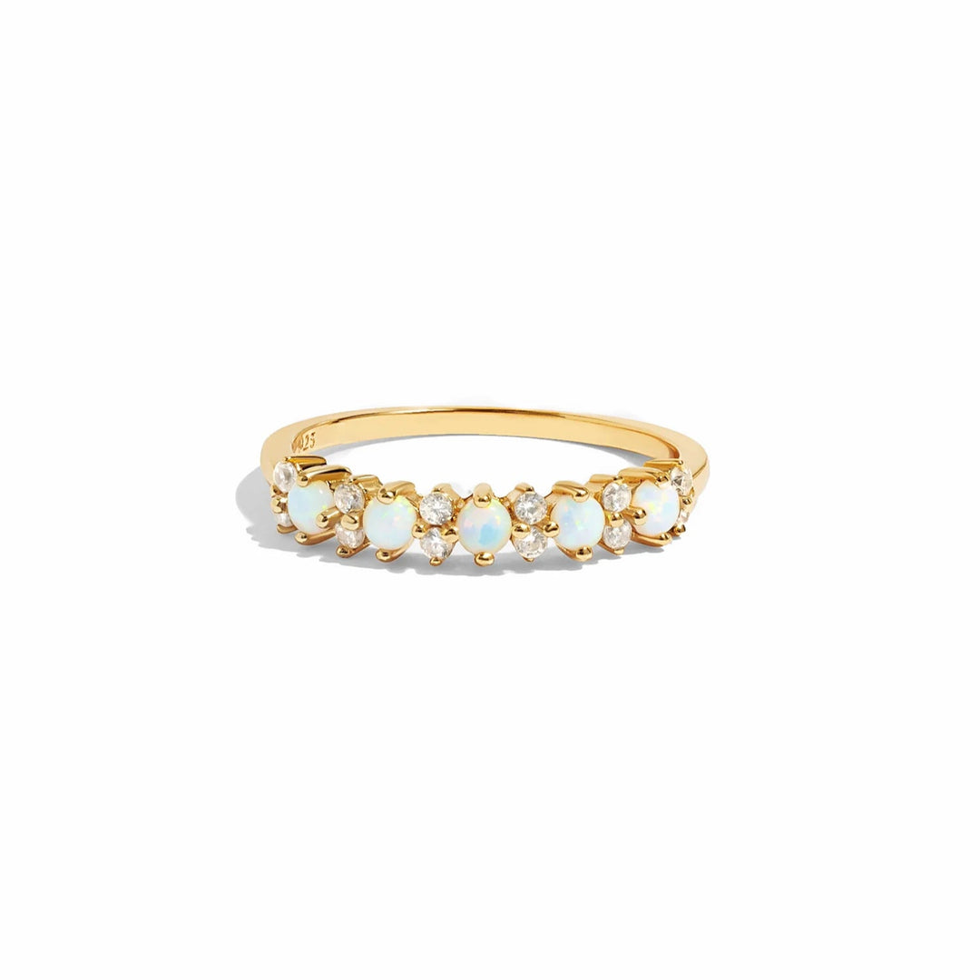 Gemstone &amp; CZ Ring