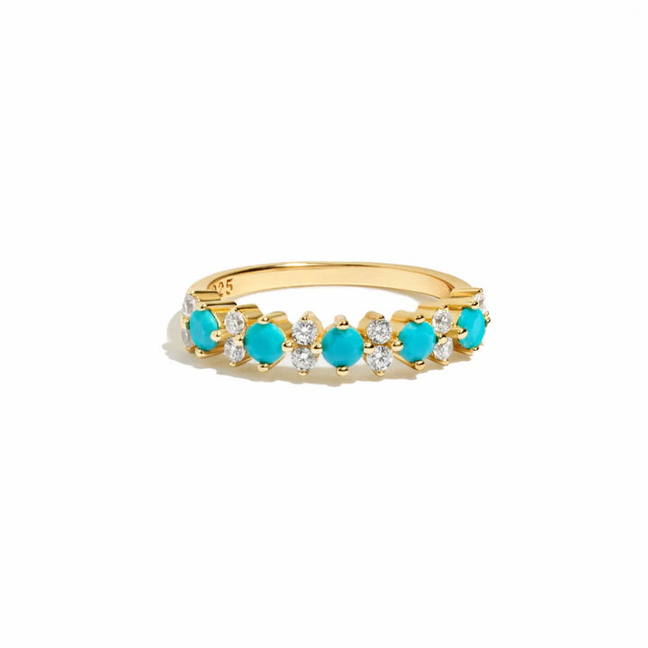 Gemstone &amp; CZ Ring