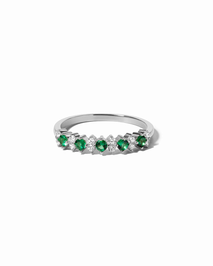 Gemstone &amp; CZ Ring