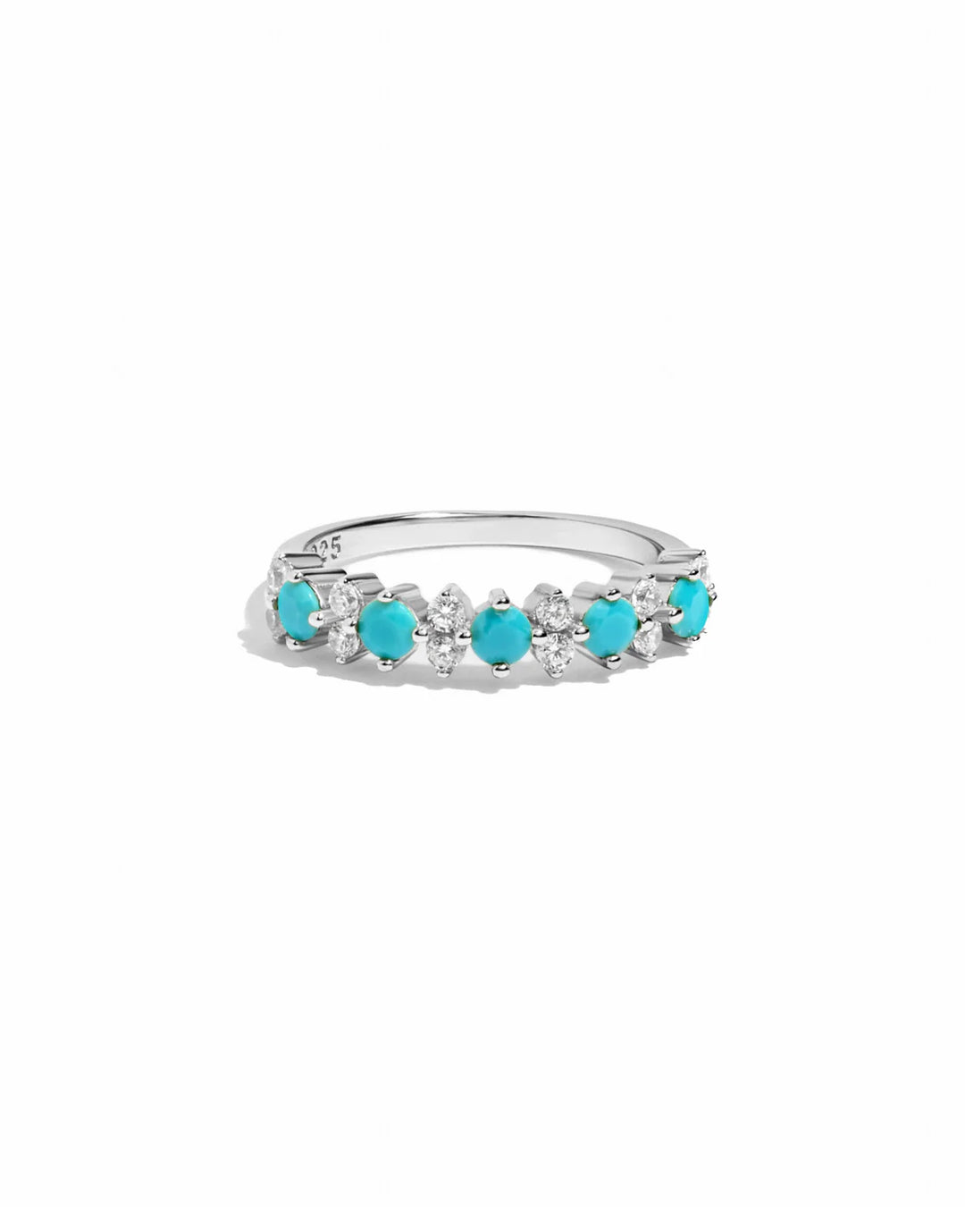 Gemstone &amp; CZ Ring