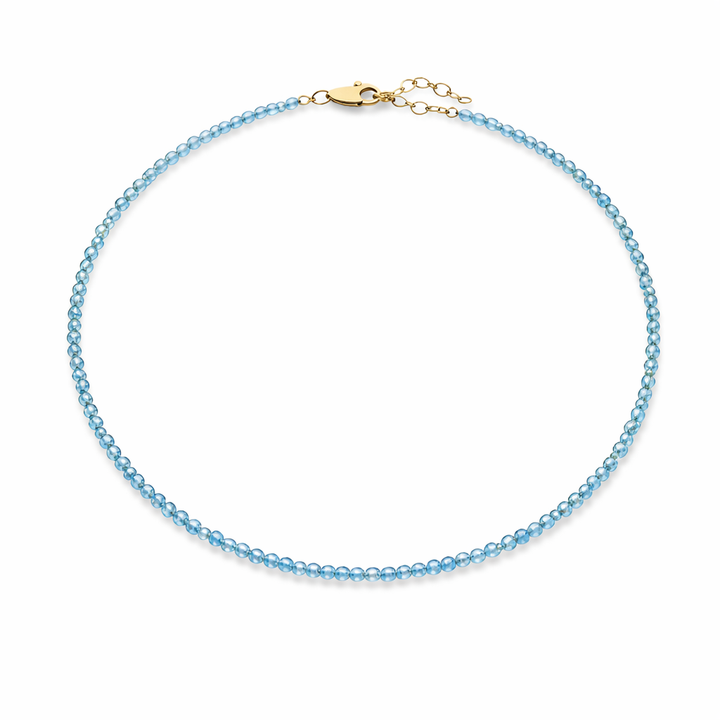Genuine Gemstone Choker Necklace