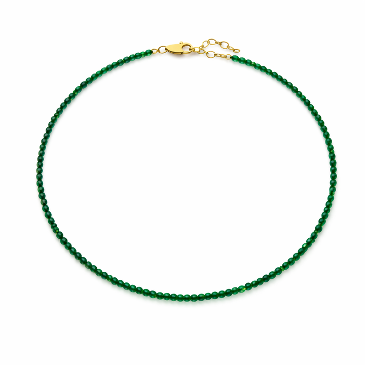 Genuine Gemstone Choker Necklace