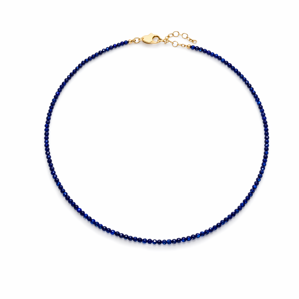 Genuine Gemstone Choker Necklace