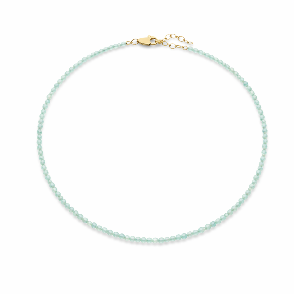Genuine Gemstone Choker Necklace
