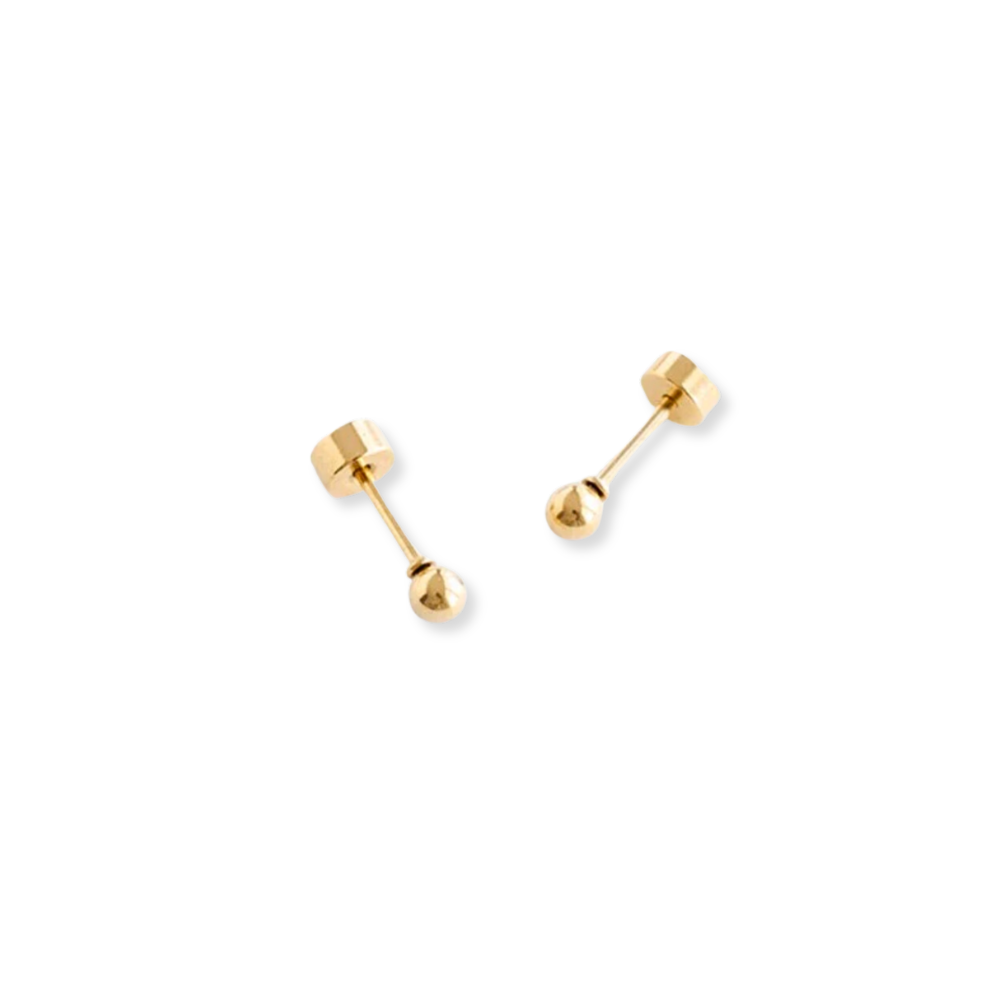 Gold Ball Studs