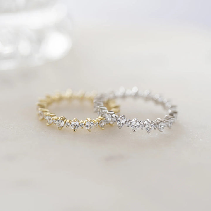 Alternating Eternity Band