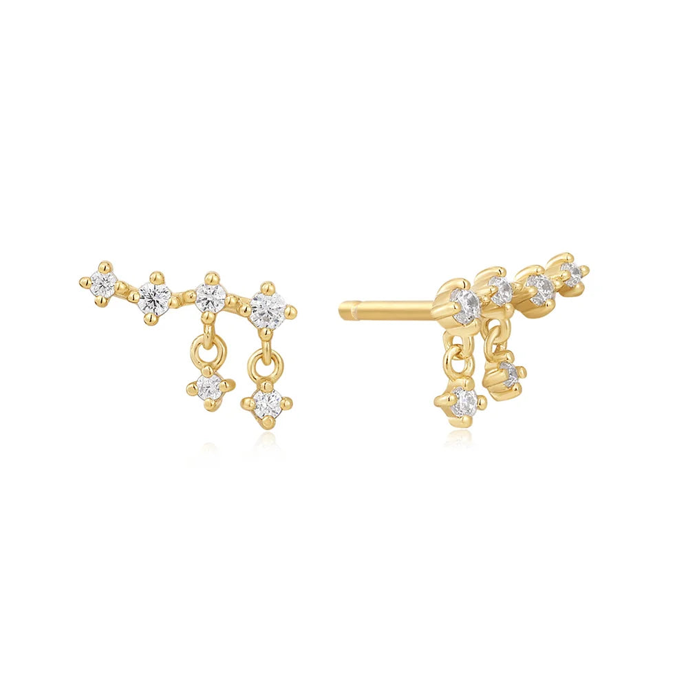 Gold Cascade Studs