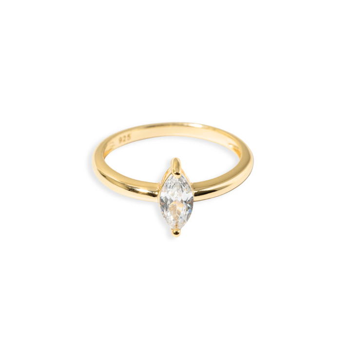 Marquise Solitaire Travel Ring
