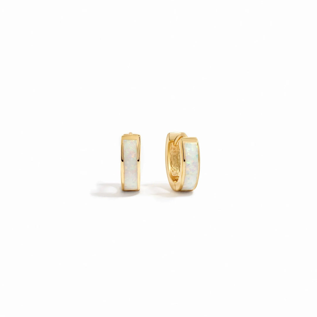 Opal Enamel Huggies