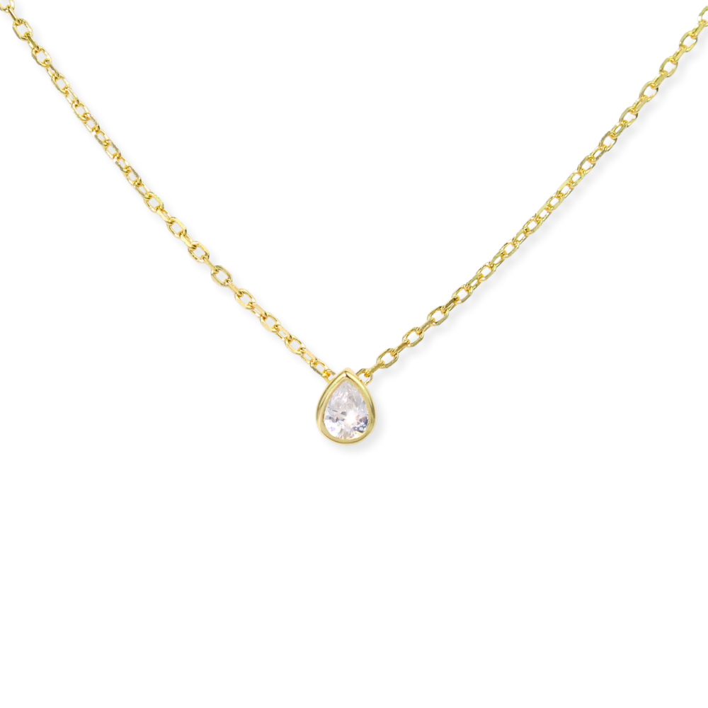 Teardrop Pendant Necklace