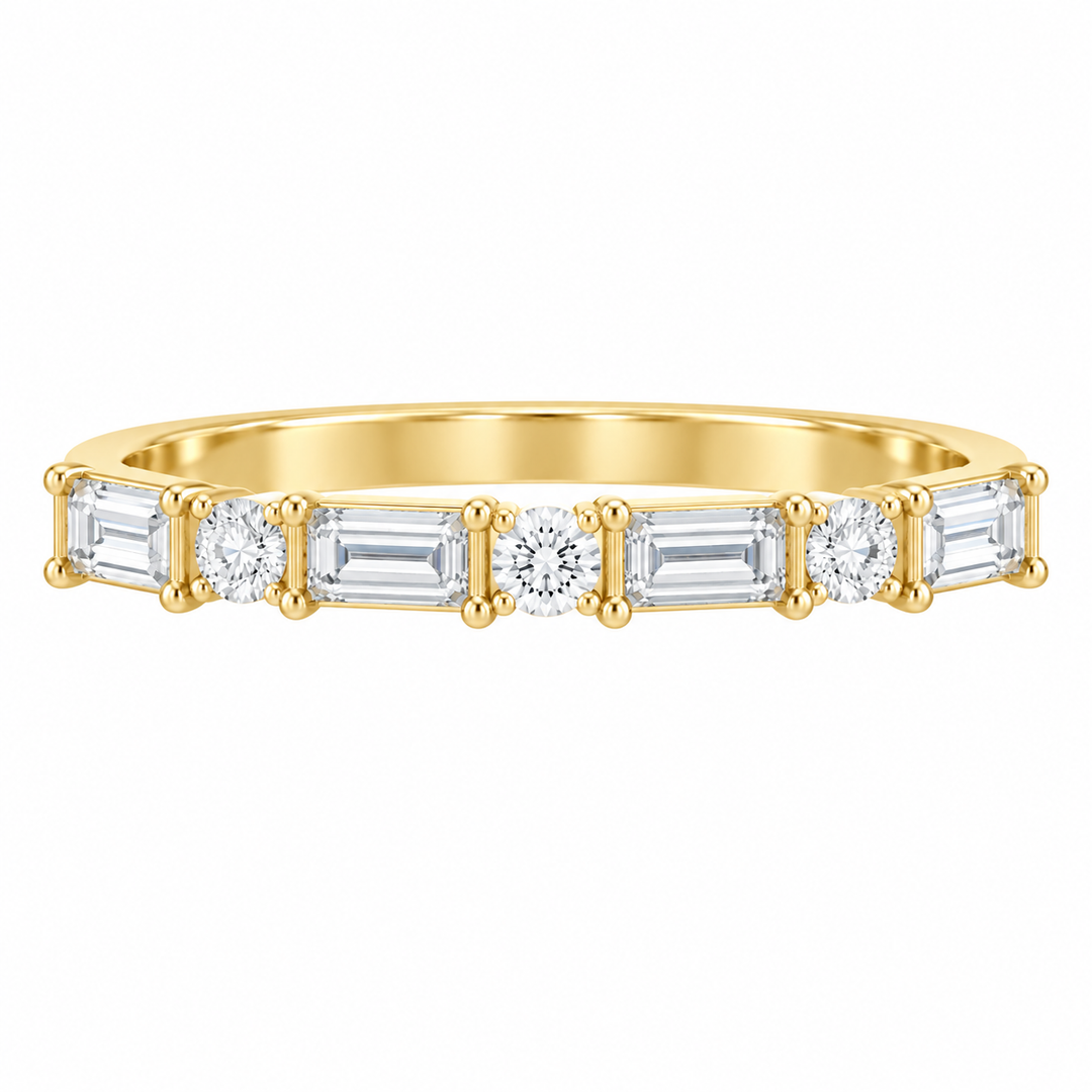14K Birthstone &amp; Diamond Birthstone Ring