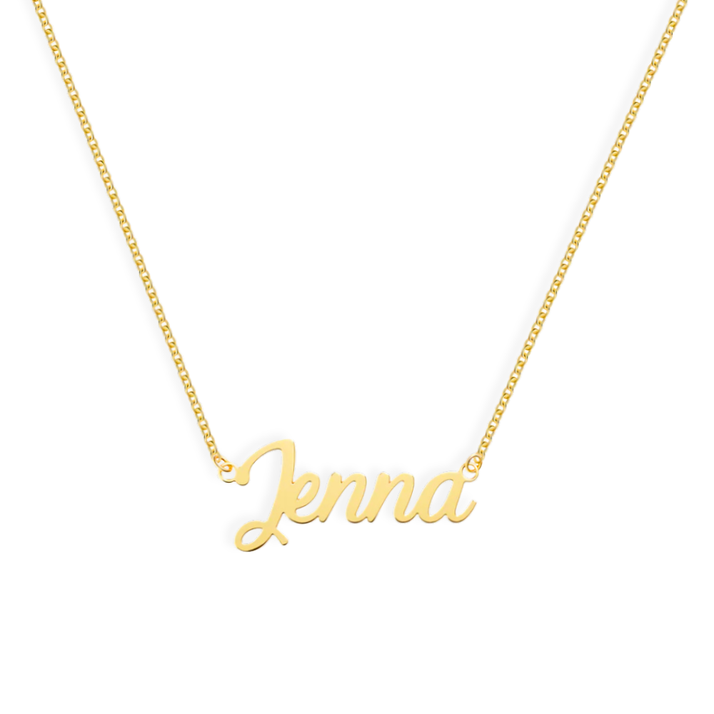 Classic Script Name Necklace