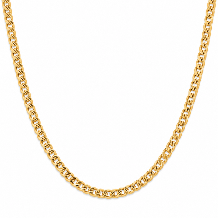 Polished Curb Chain Necklace