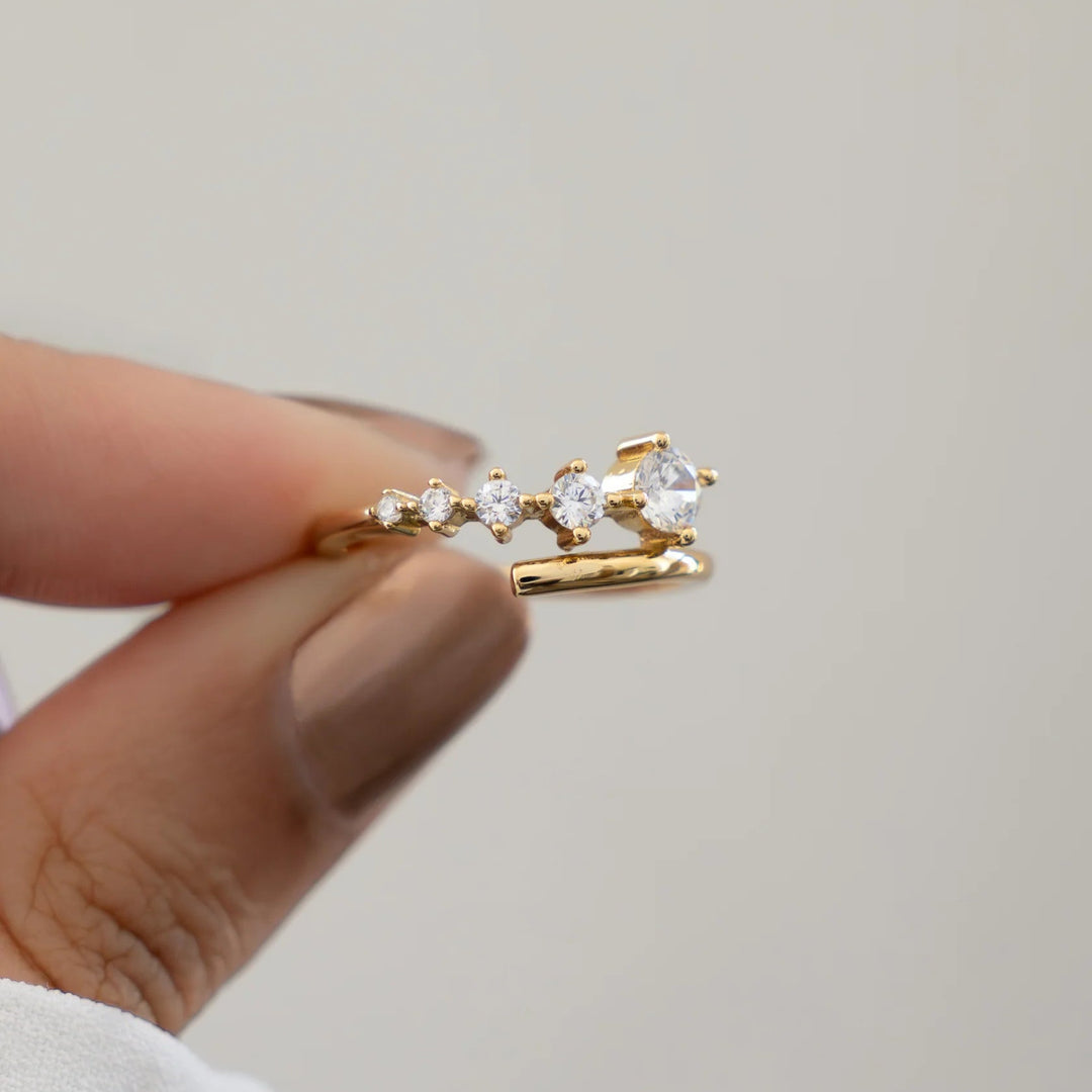 Gradient Bypass Ring-Embark Fine Jewelry