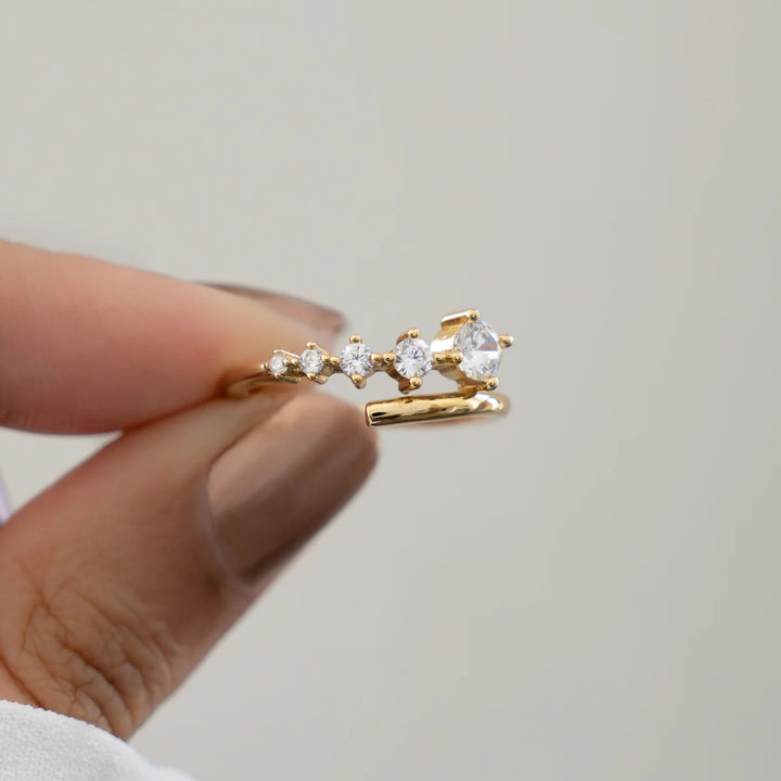 Gradient Bypass Ring-Embark Fine Jewelry
