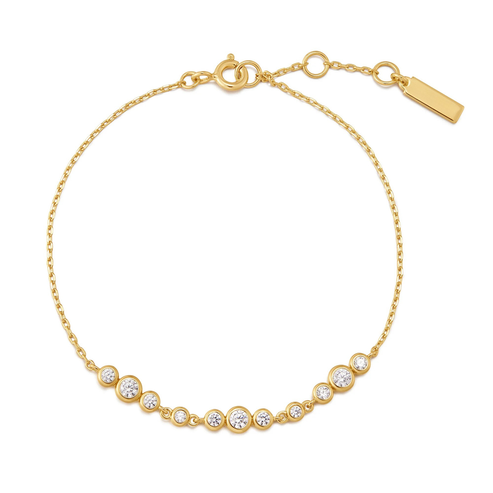 Graduated Bezel Trio Bracelet