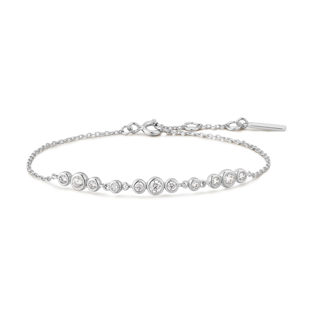 Graduated Bezel Trio Bracelet