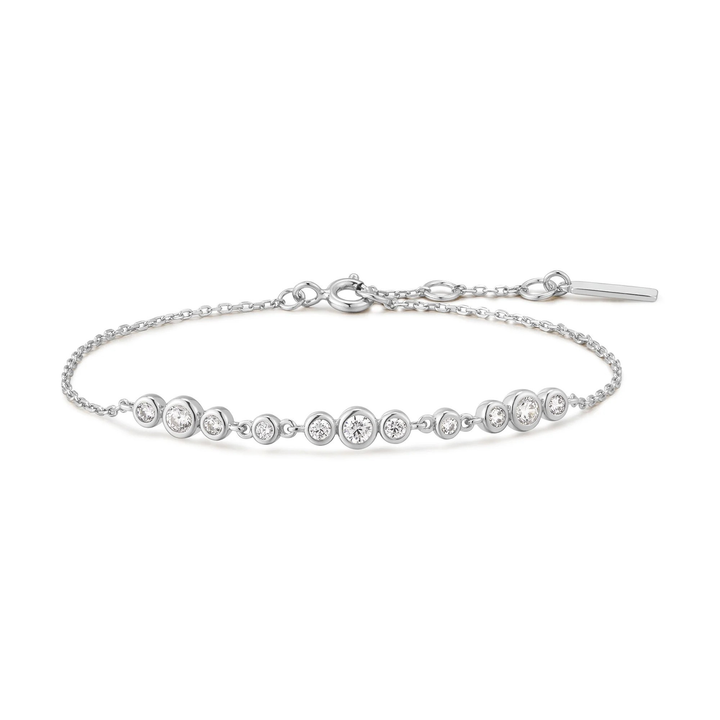 Graduated Bezel Trio Bracelet