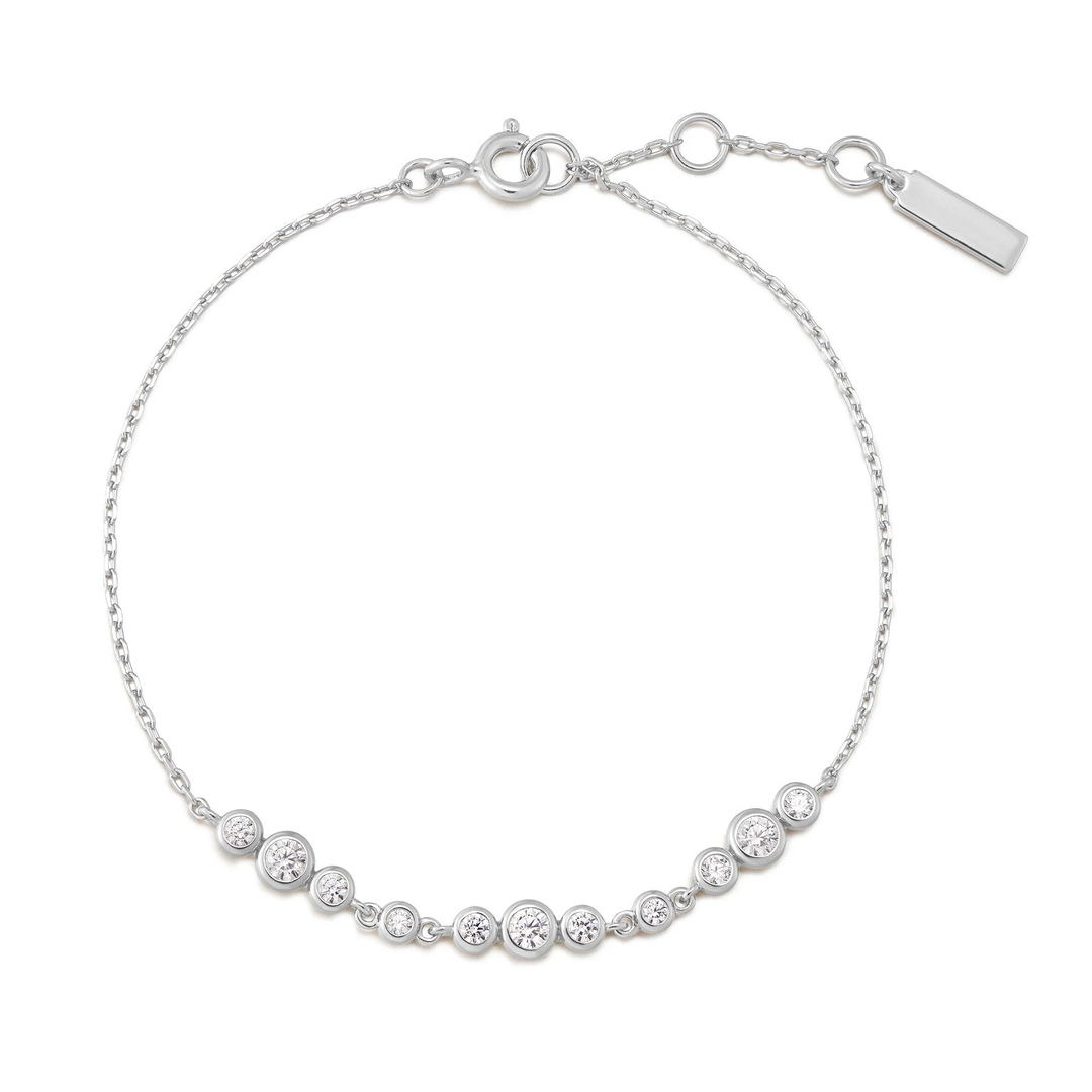 Graduated Bezel Trio Bracelet