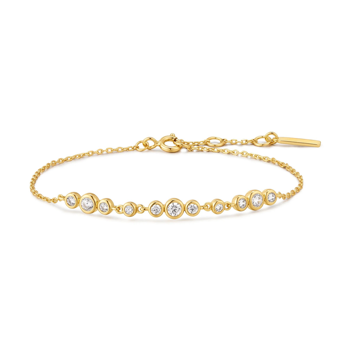 Graduated Bezel Trio Bracelet