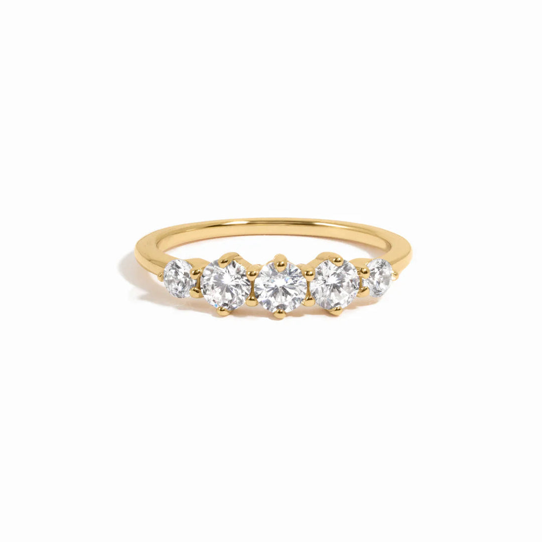 Graduated Five Stone Ring