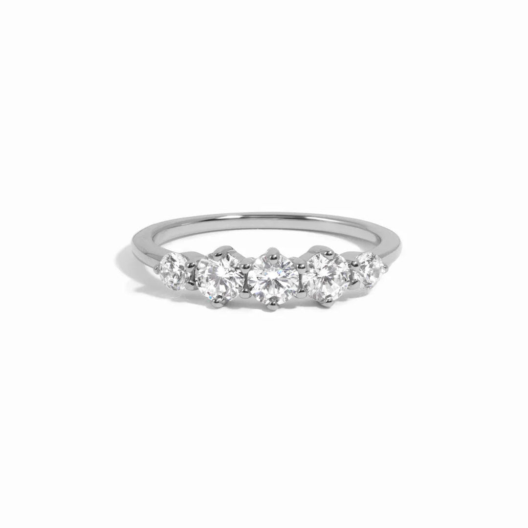 Graduated Five Stone Ring