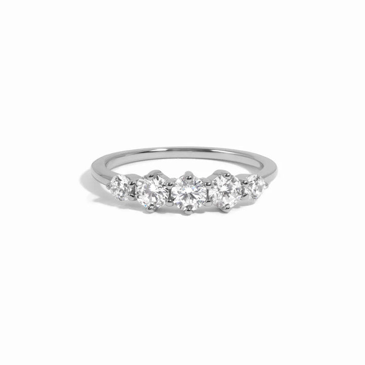 Graduated Five Stone Ring