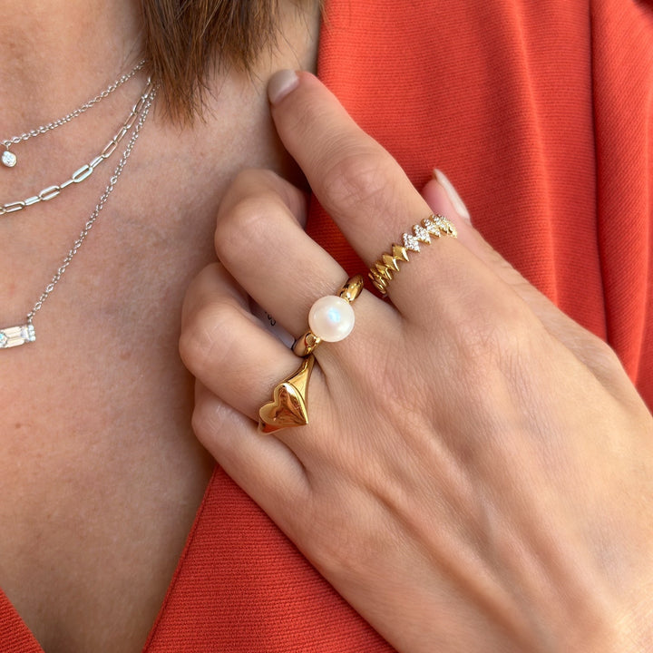 Heart Signet Ring