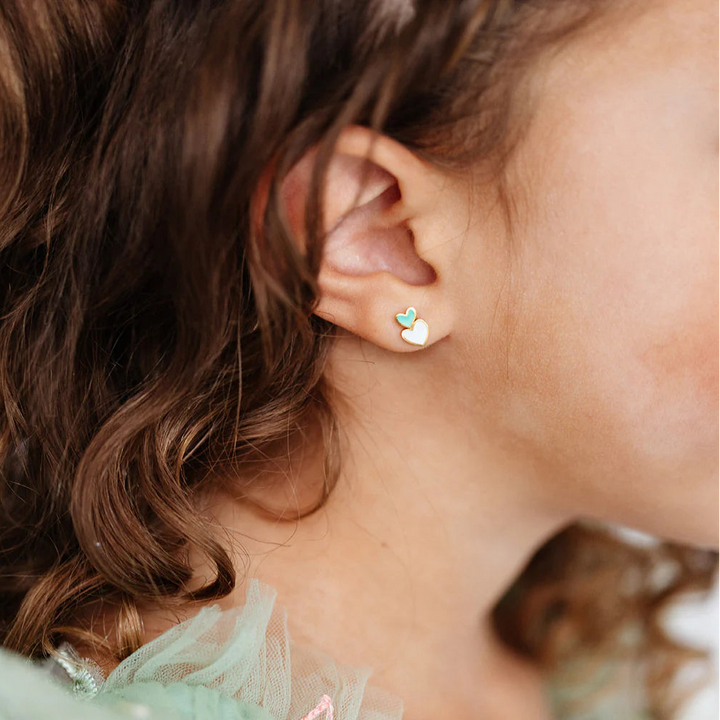 Heart Stack Studs