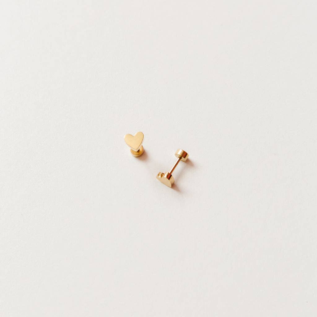 Heart Studs