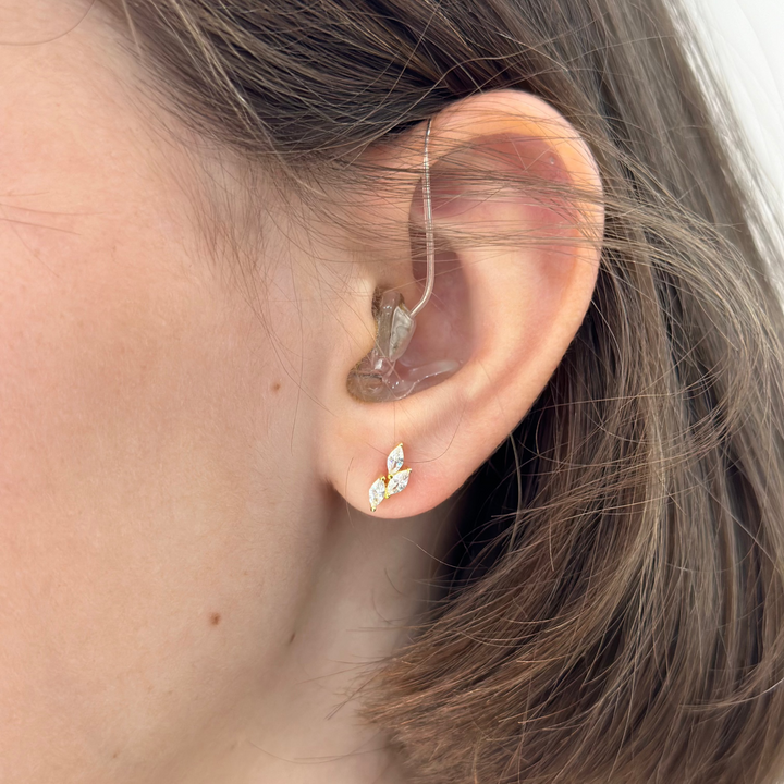 Scattered Marquise Stud