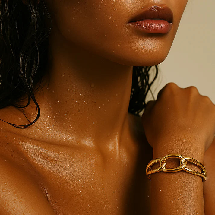Large Knotted Cuff Bracelet