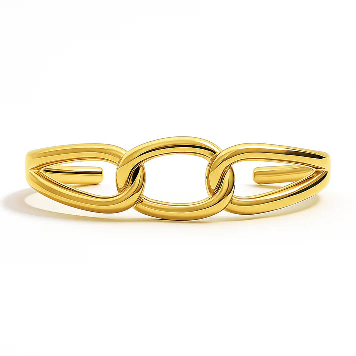 Large Knotted Cuff Bracelet