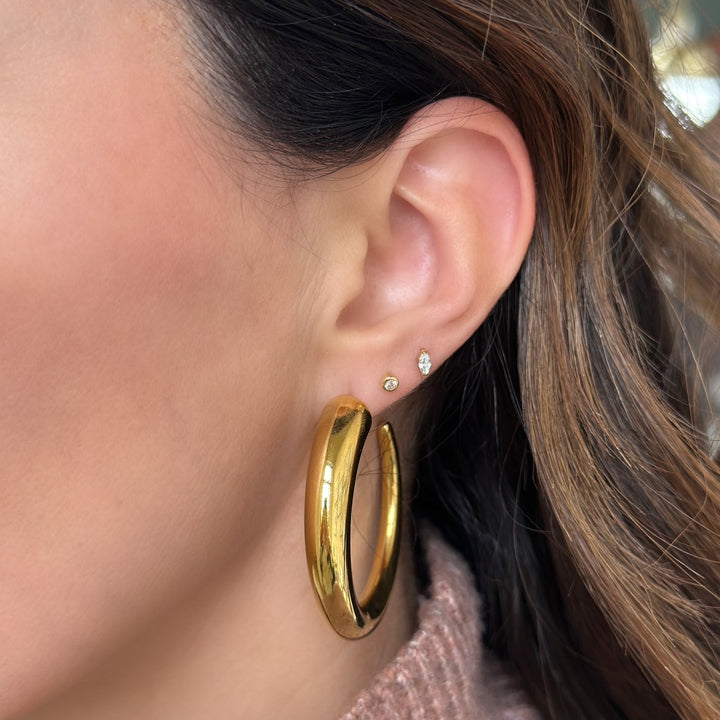Large Tusk Hoops