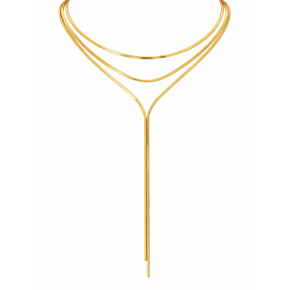 Layered Lariat Necklace