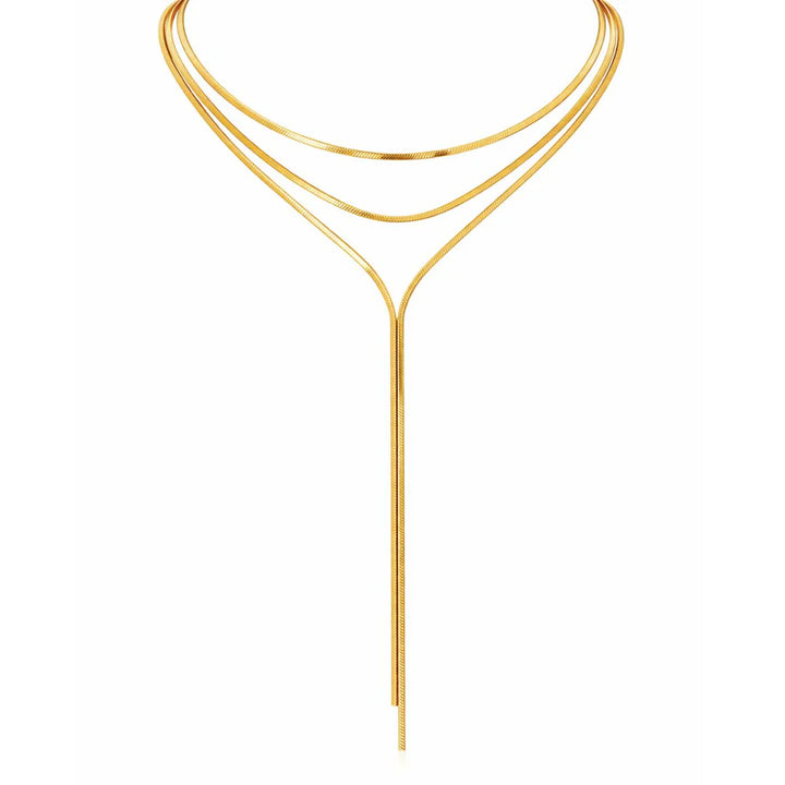 Layered Lariat Necklace-Embark Fine Jewelry