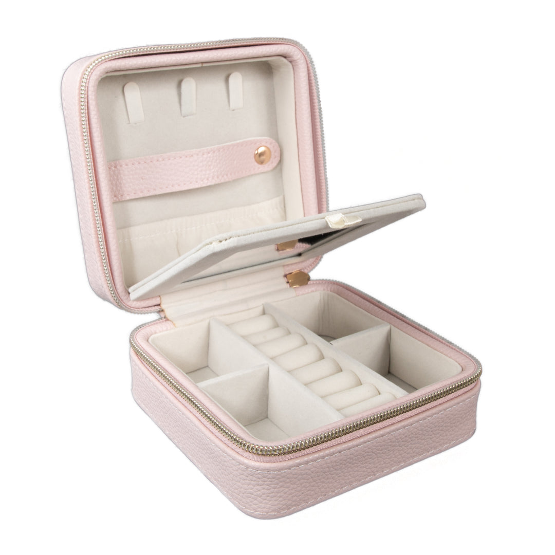 Leather Travel Jewelry Case