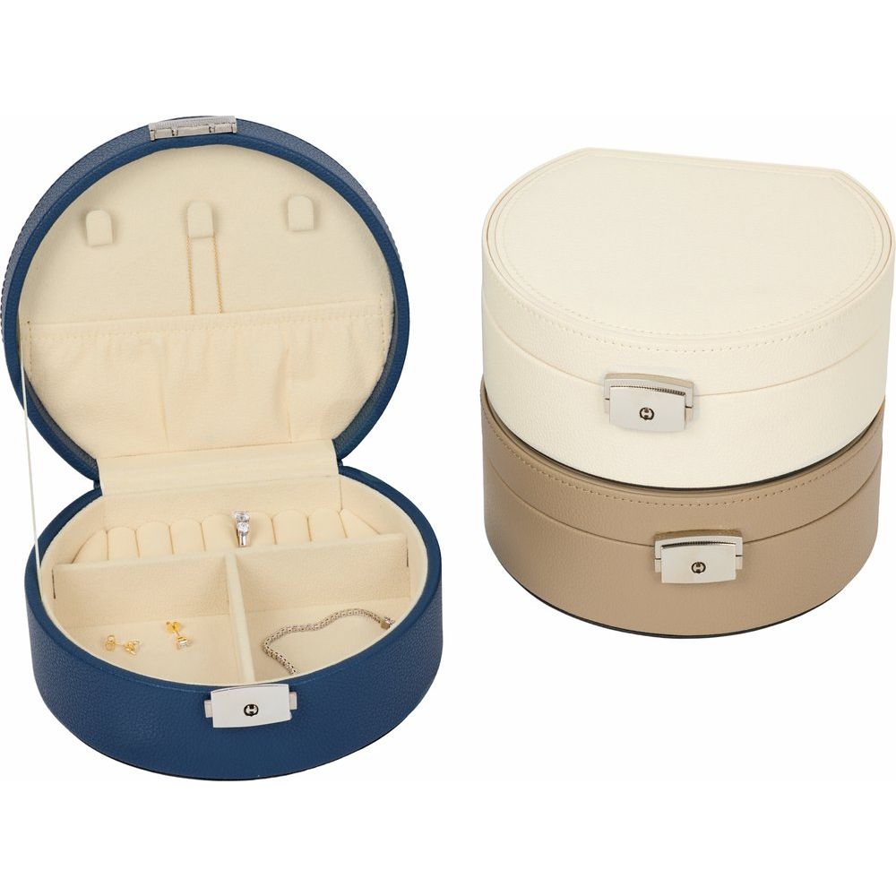 Leatherette Travel Case with Lock &amp; Key-Embark Fine Jewelry