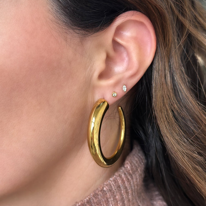 Large Tusk Hoops