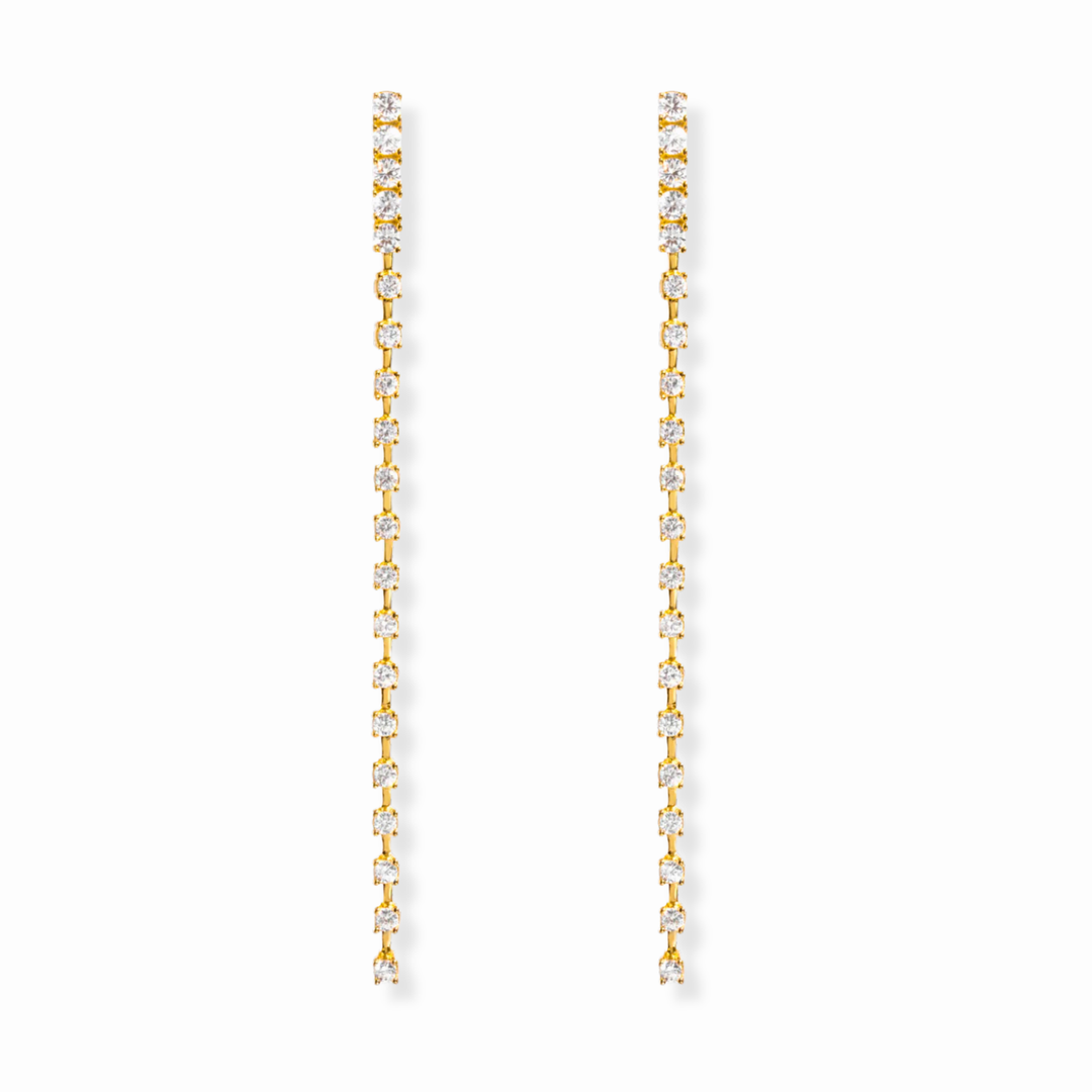 Linear Drop Earrings