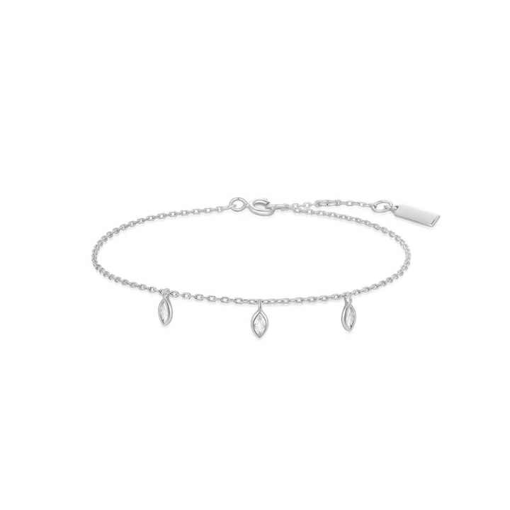 Marquise Dangle Station Bracelet