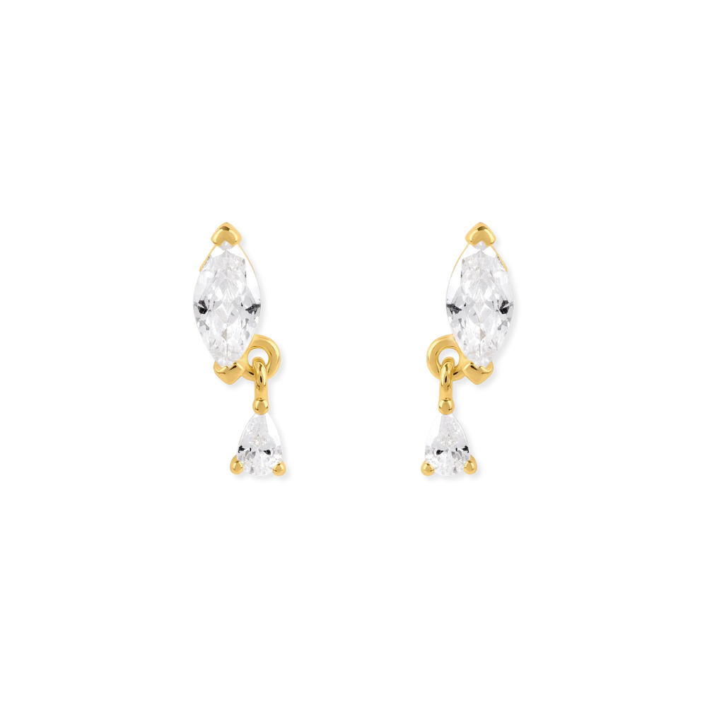 Marquise Dangle Stud