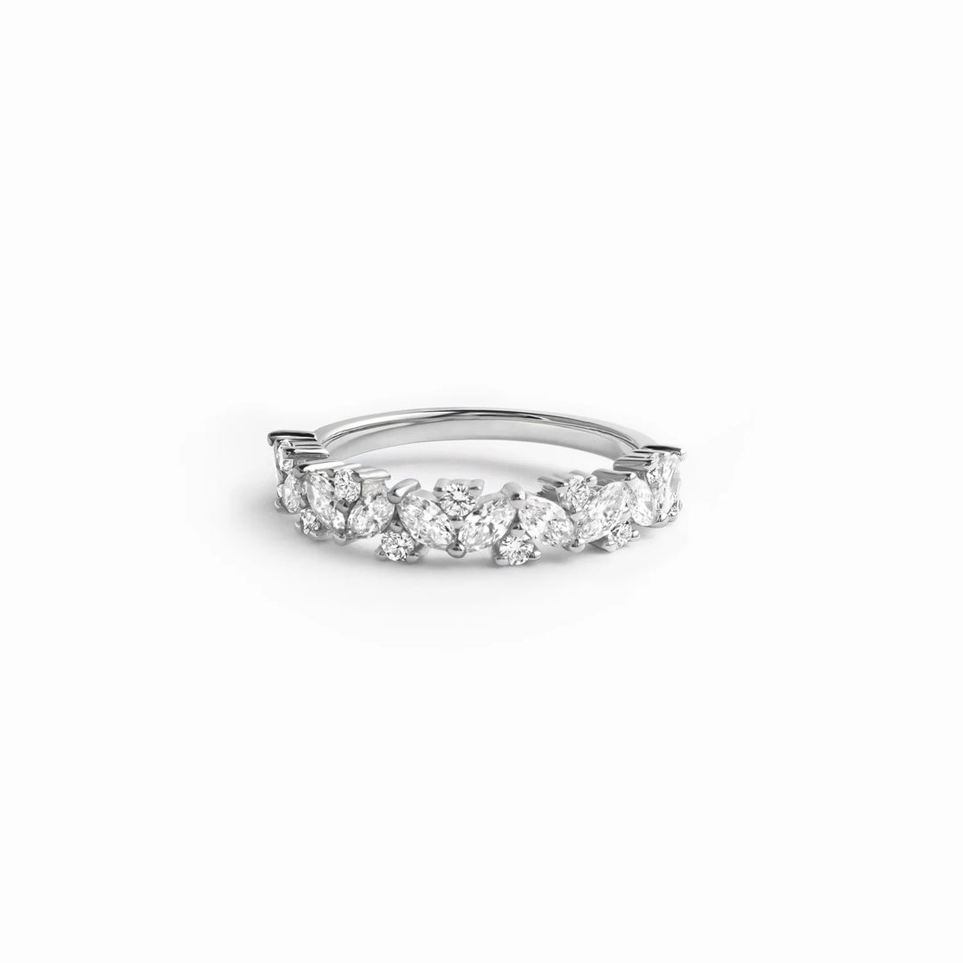 Marquise &amp; Round Stack Ring